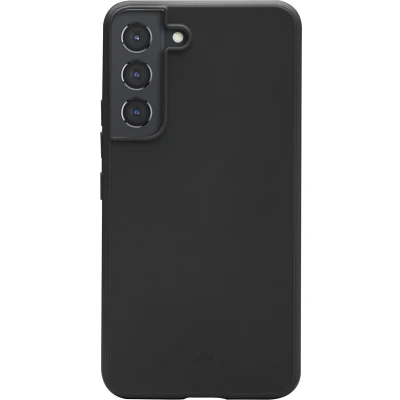 Afbeelding van Samsung Galaxy S22 Hoesje Gerecycled Siliconen en TPU (zacht) dbramante1928 Softcase/Backcover Zwart Telefoonhoesje