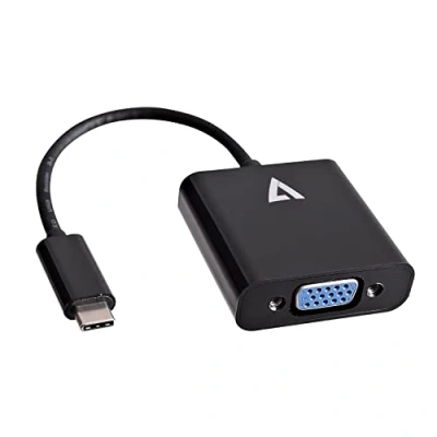 Afbeelding van Adapter USB C naar VGA V7 V7UCVGA BLK 1E Zwart