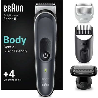 Afbeelding van Braun Bodygroomer Series 5 5370 Voor Heren Zorgvuldige Manscaping Het Hele Lichaam