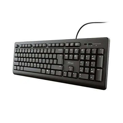 Afbeelding van Toetsenbord Trust 23982 Zwart Qwerty Spaans