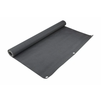 Afbeelding van Wovar Balkonscherm 90 x 300 cm Rotan Look Balkondoek Antraciet 830 g/m² Per Stuk