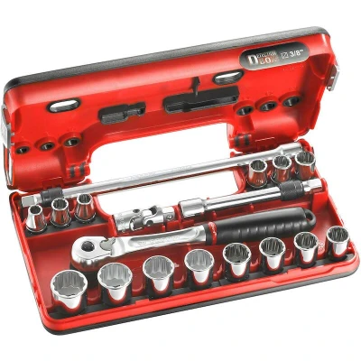 Afbeelding van Facom compacte 3/8&quot; doppendoos 12 kant detection box 8 22mm JL.DBOX501