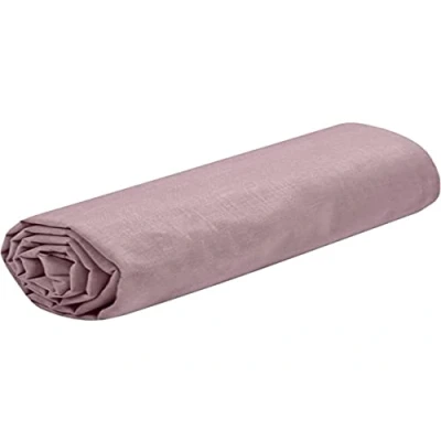Afbeelding van Lovely Casa Hoeslaken Afmeting 90 x 190 cm Large 30 100% Oeko Tex gecertificeerd katoen Antiekroze kleur Eden model Beddengoed voor thuis Zacht en comfortabel een gezellig nest