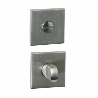 Afbeelding van Intersteel WC sluiting vierkant verdekt 53x53x6mm met stift 6 8mm RVS
