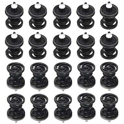 Afbeelding van 20 Stuks Auto Binnendeurbevestigingen, Bevestigingsclips, Decoratieve Beugels, Llinknagelsets met Ontgrendelingsgereedschap, Bef Onderdelenset 7L6868243