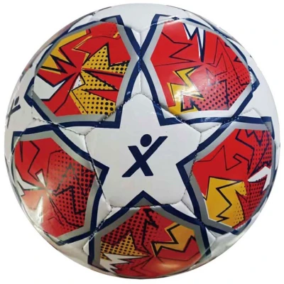 Afbeelding van SportX voetbal Champion Red/Yellow 330 350gr.