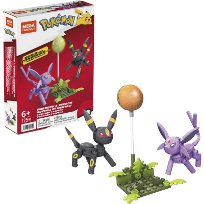 Afbeelding van Mega Bloks Construx Pok&Eacute;Mon Umbreon En Espeon