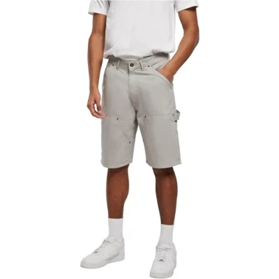 Afbeelding van Urban Classics Double KNEE Carpenter Shorts, Heren, Maat: 40x32, Lightasphalt