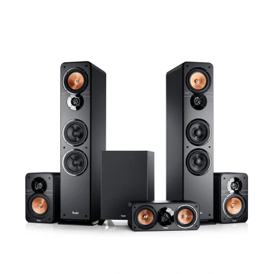 Afbeelding van Teufel ULTIMA 40 Surround 5.1 set met vloerstaanders, rearspeakers, center &amp; subwoofer Zwart