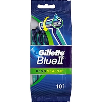 Afbeelding van Gillette Scheermesjes Blue 2 Slalom 10 stuks