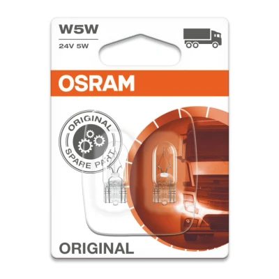 Afbeelding van Osram Gloeilamp 24V Original Line W5W W2.1x9.5d 2 Stuks
