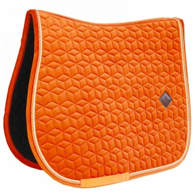 Afbeelding van Kentucky Zadeldekje Velvet Springen Oranje Cob