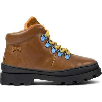Afbeelding van Camper Brutus KIDS Unisex Veterboots voor kinderen, Maat: 33, Medium brown Leer