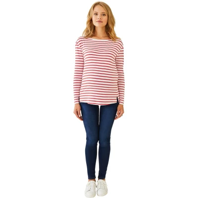 Afbeelding van Vertbaudet Crossover T shirt voor zwangerschap en borstvoeding