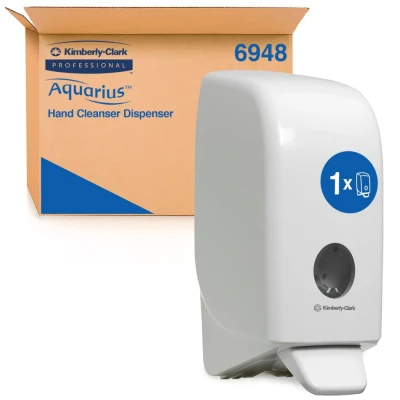 Afbeelding van Handzeepdispenser Aquarius 1L wit 6948
