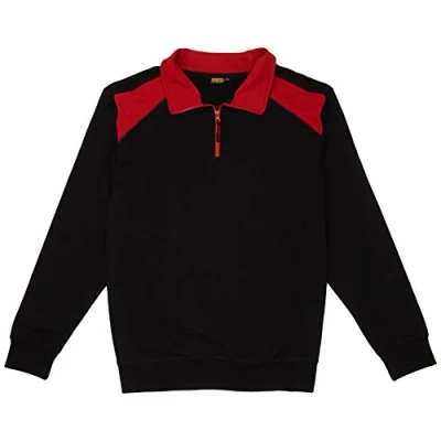 Afbeelding van Blaklader sweater 3353 1158 zwart/rood mt XXL