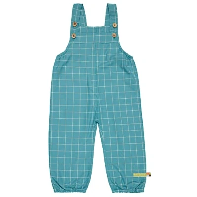 Afbeelding van loud + proud Uniseks tuinbroek, GOTS gecertificeerde broek, Topaz, 86/92