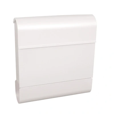 Afbeelding van Basic wandbrievenbus met krantenvak Armilan Wit
