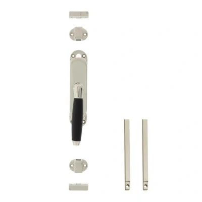 Afbeelding van Kruk espagnolet links Ton 400 met stangenset 2x 1250 mm nikkel/ebbenhout