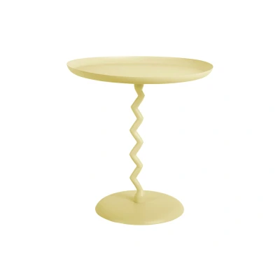 Afbeelding van Leitmotiv Bijzettafel Zig Zag Medium Zachtgeel