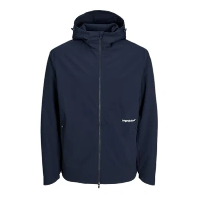 Afbeelding van JACK &amp; JONES Plus Size zomerjas JORVESTERBRO met logo navy blazer