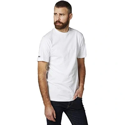 Afbeelding van Helly Hansen Crew T shirt voor heren, wit, 2XL