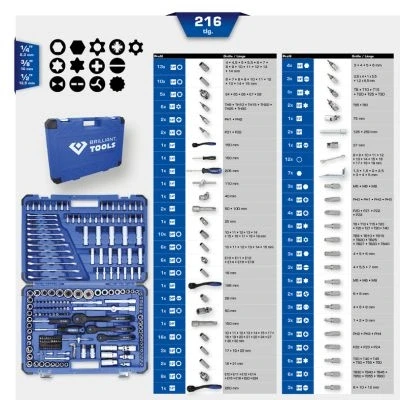 Afbeelding van Steeksleutelset Brilliant Tools