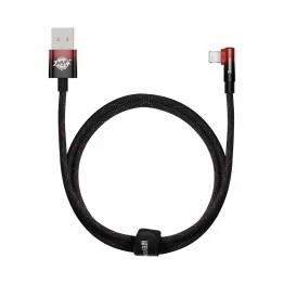 Afbeelding van Baseus MVP stevig USB naar Lightning kabel met hoek 1m Rood