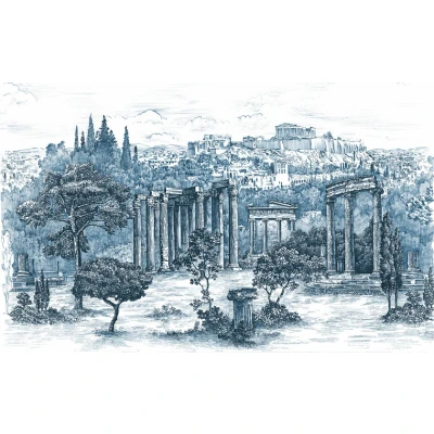 Afbeelding van Komar Vliesbehang Ruins 400x250 cm (breedte x hoogte) (1 stuk)