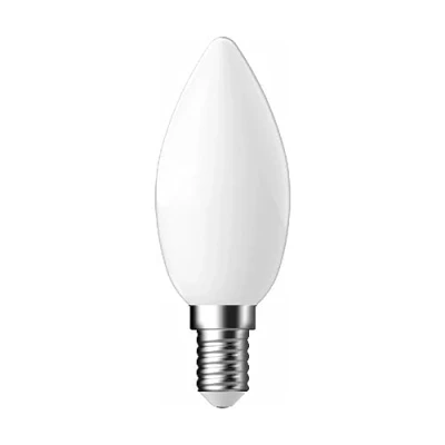 Afbeelding van Energetic LED Filament kaarslamp B35 E14 4,8W 2700K 230V Mat Dimbaar Warm Wit