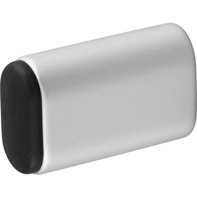 Afbeelding van Hermeta Deurbuffer aluminium profiel ovaal 60mm mat naturel geanodiseerd