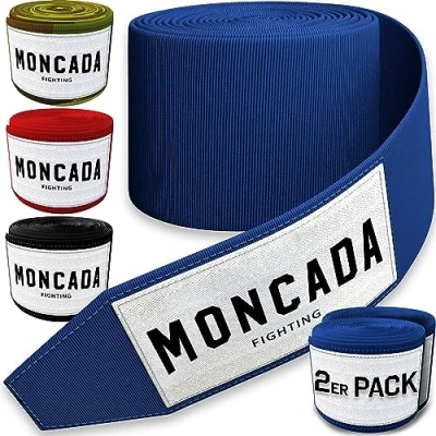 Afbeelding van Moncada Fighting 4m Boksbandage met Diumlus Bandage Boksen extra brede klittenbandsluiting Sport Boks voor Kickboxen, MMA, Muay Thai