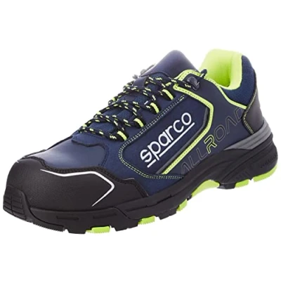 Afbeelding van Sparco Teamwork Werkveiligheidsschoen lage werkschoen voor dames en heren allround S3 SRC, blauw, 47 EU