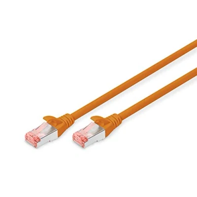 Afbeelding van Digitus DK 1644 005/OR RJ45 Netwerkkabel, patchkabel CAT 6 S/FTP 0.50 m Oranje Halogeenvrij, Verdraaide paren 1 stuk(s)