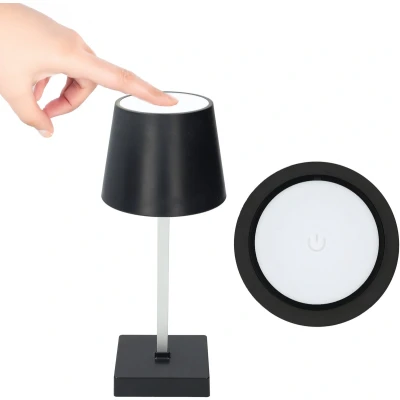 Afbeelding van Luume Draagbare Tafellamp Wit Verlichting Batterijen