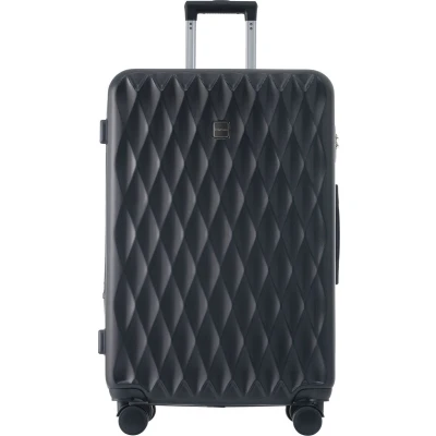 Afbeelding van Merax Harde Koffer Rollkoffer 59 cm 4 Wielen ABS TSA slot Zwart