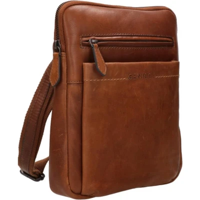 Afbeelding van Genicci Crossbodytassen Noble cognac