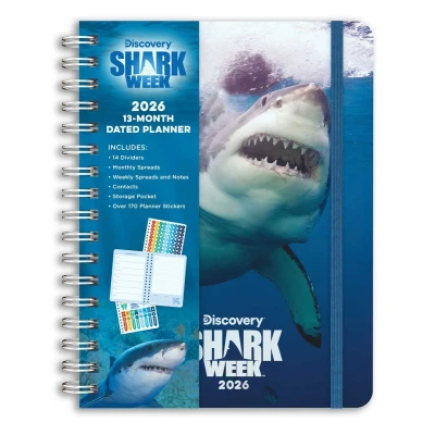 Afbeelding van 2026 Shark Week 13 Month Weekly Planner