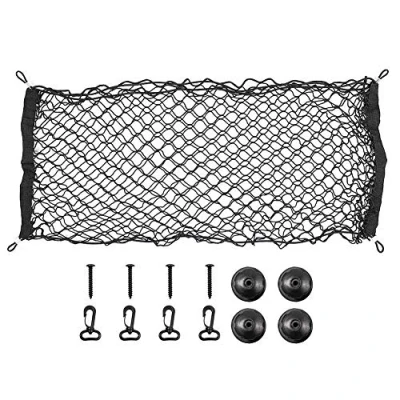 Afbeelding van ValueHall Cargo Net 90 x 30 cm Universele Auto Trunk Opbergnet Verstelbare Truck Bed Elastisch Nylon Mesh Achter Met Haken V7075
