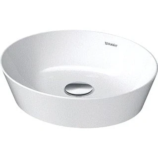 Afbeelding van Duravit Cape Cod waskom ovaal zonder kraangat overloop 40x36cm wit Tijdloze uitstraling