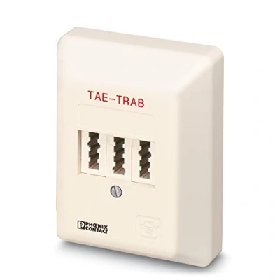 Afbeelding van Phoenix Contact 2749628 TAE TRAB FM NFN AP Overspanningsveilige aansluitdoos Overspanningsbeveiliging voor: Telefoon/Fax (TAE) 5 kA 1 stuk(s)