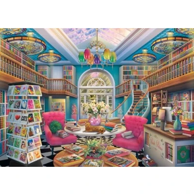 Afbeelding van Ravensburger Puzzle 2D 1000 elementów: Pałac Książek, Nowy design