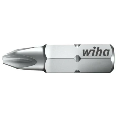 Afbeelding van 10x Wiha Bit Standard 25 mm Pozidriv 1/4 (01689) PZ2