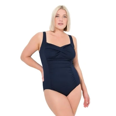 Afbeelding van Ulla Popken Badpak, Dames, Maat: 50, .