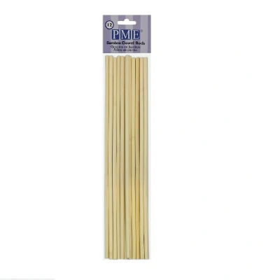 Afbeelding van Bamboo Dowel rods PME 12 stuks