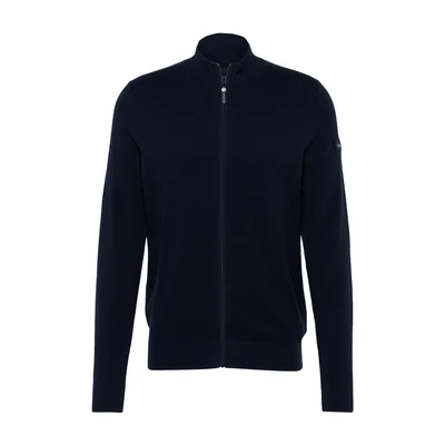 Afbeelding van bugatti Gebreide herenjas, Marine 390, S