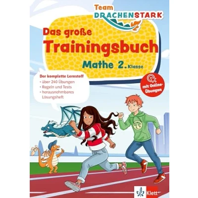 Afbeelding van Klett Team Drachenstark: Das große Trainingsbuch Mathe 2. Klasse: Der komplette Lernstoff