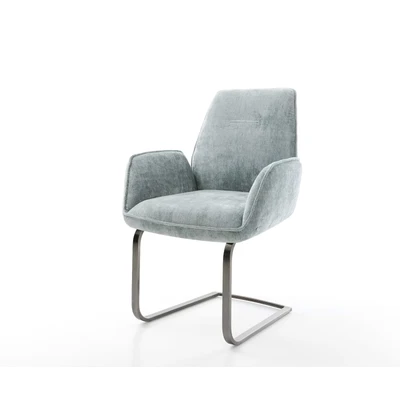 Afbeelding van DELIFE sledemodel Zoa Flex chenille pastelblauw vlak grafiet pocketveer kern