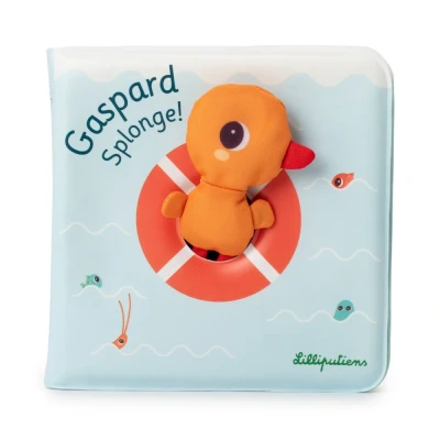 Afbeelding van Lilliputiens Magisch Badboek &quot;Splonge&quot; Badspeelgoed Wanneer Je Het Boekje Nat Maakt Met Water Van Minstens 32C, Verdwijnt De Magische Inkt En Ontdek Dat Zeedieren Niet Zo Angstaanjagend Zijn