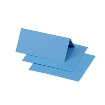 Afbeelding van Clairefontaine 75041C verpakking met 25 tafelstandaard pollen, 85x80 mm, gevouwen, turquoise